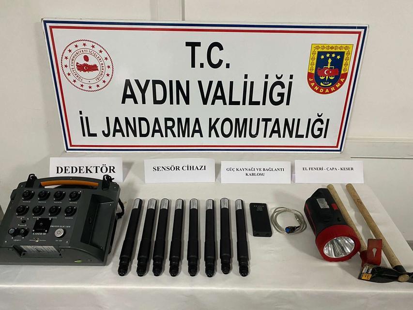 KARACASU'DA TARİHİ ESER OPERASYONU: 1 GÖZALTI