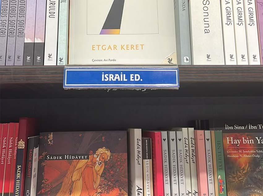 Ankara’da Dost Kitabevi’nin “İsrail Edebiyatı” rafı sosyal medyada gündem oldu