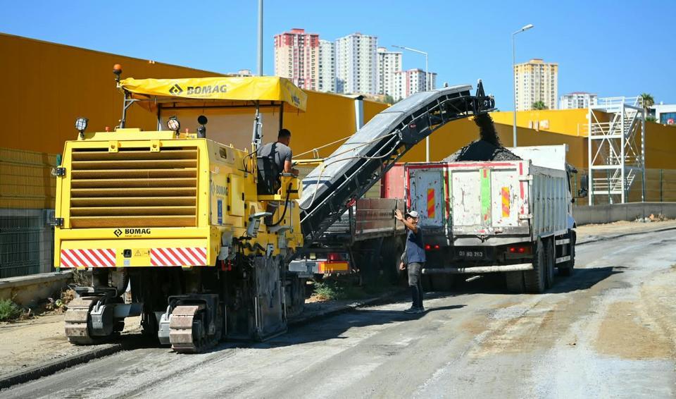 Değirmendere’de yollar yenileniyor