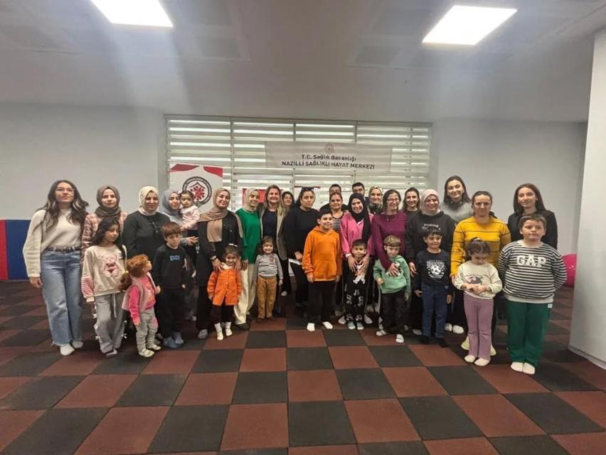 Nazilli'de anne ve çocuklara sağlıklı yaşam desteği