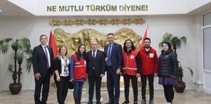 Türk Kızılay Menteşe Şubesinden protokol ziyaretleri