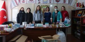 Ukraynalılar için başlatılan yardım kampanyasına İzmir'den destek